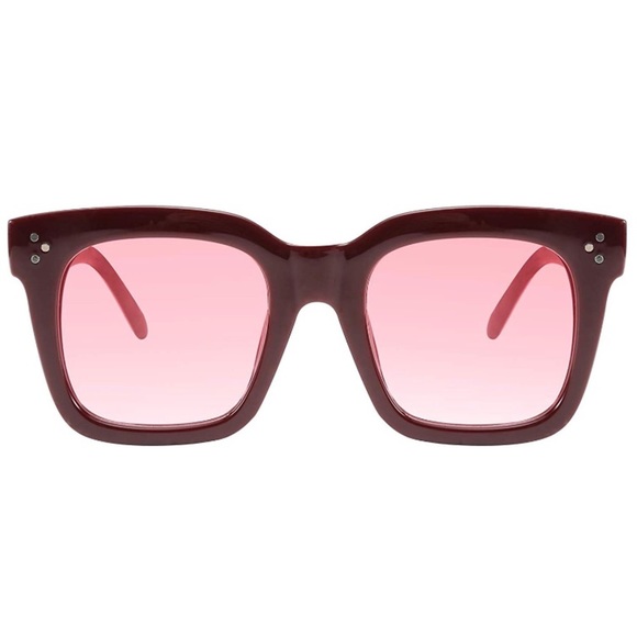 RIO WINE GRADIENT RETRO OVERSIZED SHADES *NWT* main image 5